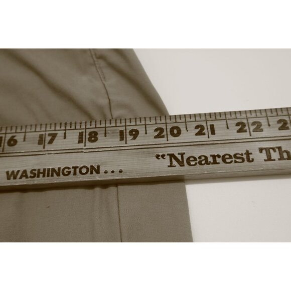 prAna Mens Khaki Outdoor Hiking Pants With Drawstring Waist Pockets Sz 32 - Picture 9 of 13